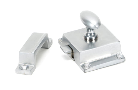 From The Anvil - Satin Chrome Cabinet Latch | Sku. 46052 | Trade Door Handles.