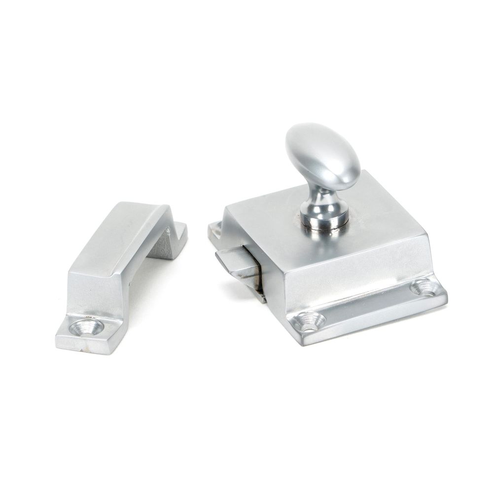 From The Anvil - Satin Chrome Cabinet Latch | Sku. 46052 | Trade Door Handles.