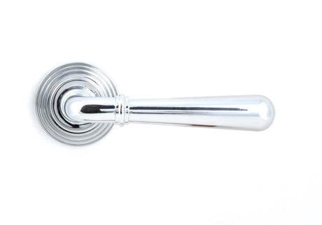 From The Anvil - Polished Chrome Newbury Lever on Rose Set (Beehive) | Sku. 46055 | Trade Door Handles.