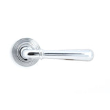 From The Anvil - Polished Chrome Newbury Lever on Rose Set (Beehive) | Sku. 46055 | Trade Door Handles.