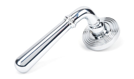 From The Anvil - Polished Chrome Newbury Lever on Rose Set (Beehive) | Sku. 46055 | Trade Door Handles.