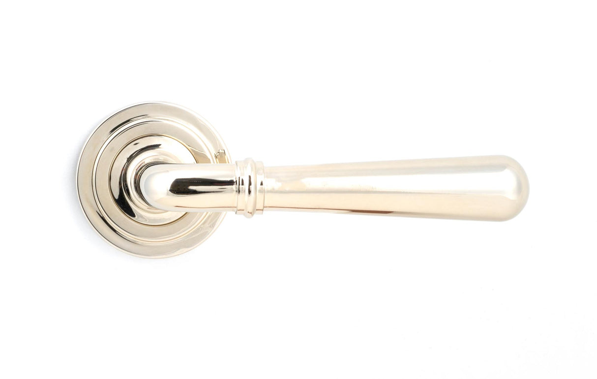 From The Anvil - Polished Nickel Newbury Lever on Rose Set (Art Deco) | Sku. 46058 | Trade Door Handles.