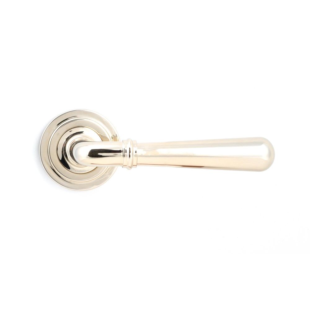From The Anvil - Polished Nickel Newbury Lever on Rose Set (Art Deco) | Sku. 46058 | Trade Door Handles.