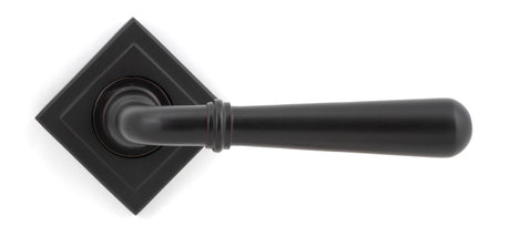 From The Anvil - Aged Bronze Newbury Lever on Rose Set (Square) | Sku. 46064 | Trade Door Handles.