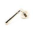 From The Anvil - Polished Nickel Hammered Newbury Lever on Rose Set (Plain) | Sku. 46077 | Trade Door Handles.