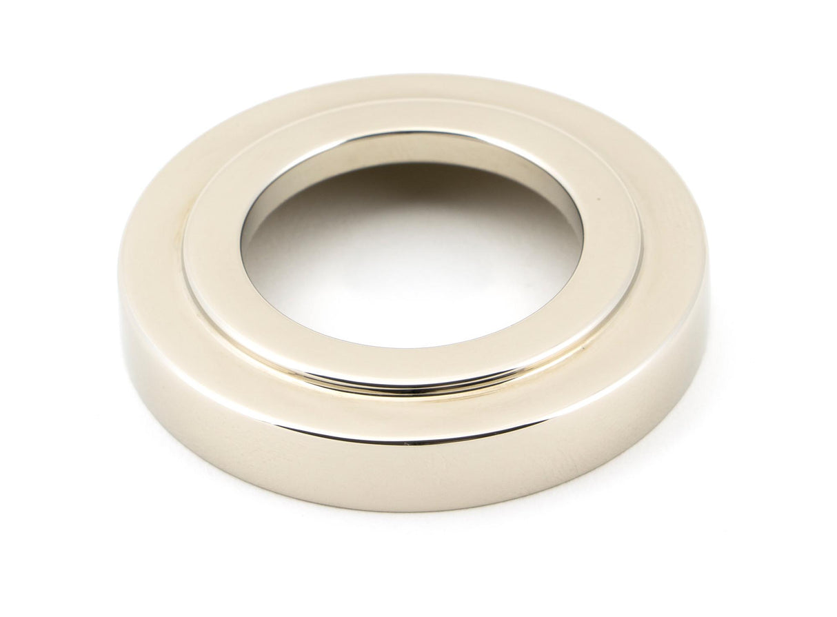 From The Anvil - Polished Nickel Hammered Newbury Lever on Rose Set (Art Deco) | Sku. 46078 | Trade Door Handles.