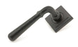 From The Anvil - Aged Bronze Hammered Newbury Lever on Rose Set (Square) | Sku. 46084 | Trade Door Handles.