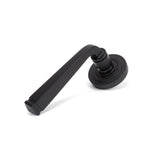 From The Anvil - Aged Bronze Avon Round Lever on Rose Set (Art Deco) | Sku. 46090 | Trade Door Handles.