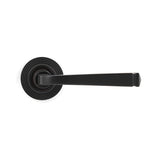 From The Anvil - Aged Bronze Avon Round Lever on Rose Set (Beehive) | Sku. 46091 | Trade Door Handles.