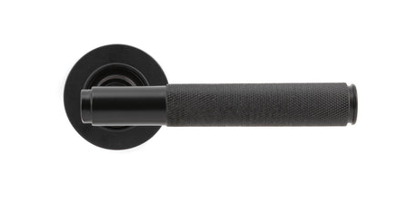 From The Anvil - Aged Bronze Brompton Lever on Rose Set (Plain) | Sku. 46097 | Trade Door Handles.