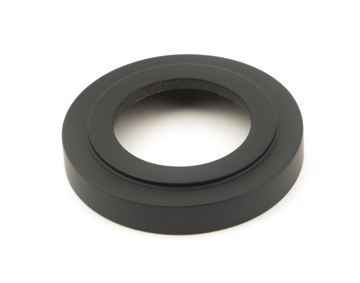 From The Anvil - Aged Bronze Brompton Lever on Rose Set (Art Deco) | Sku. 46098 | Trade Door Handles.