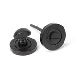 From The Anvil - Aged Bronze Round Thumbturn Set (Plain) | Sku. 46105 | Trade Door Handles.
