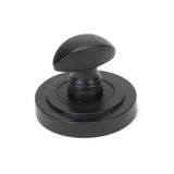 From The Anvil - Aged Bronze Round Thumbturn Set (Art Deco) | Sku. 46106 | Trade Door Handles.