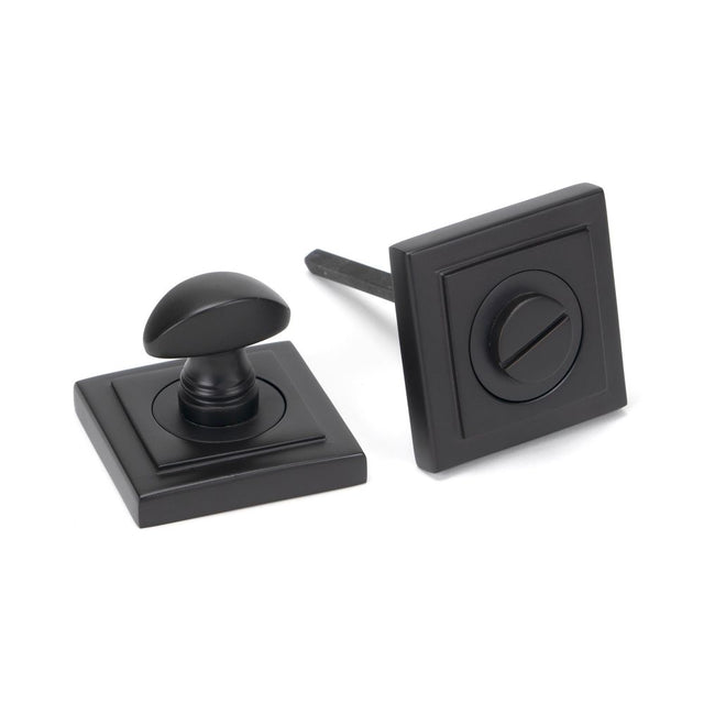 From The Anvil - Aged Bronze Round Thumbturn Set (Square) | Sku. 46108 | Trade Door Handles.