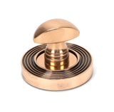 From The Anvil - Polished Bronze Round Thumbturn Set (Beehive) | Sku. 46111 | Trade Door Handles.
