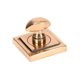 From The Anvil - Polished Bronze Round Thumbturn Set (Square) | Sku. 46112 | Trade Door Handles.