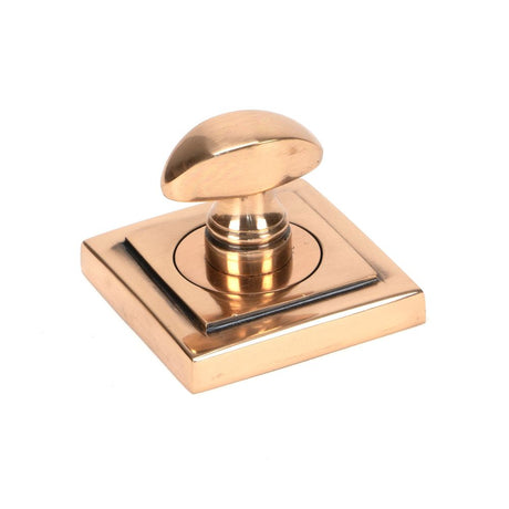 From The Anvil - Polished Bronze Round Thumbturn Set (Square) | Sku. 46112 | Trade Door Handles.