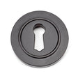 From The Anvil - Aged Bronze Round Escutcheon (Plain) | Sku. 46113 | Trade Door Handles.