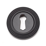 From The Anvil - Aged Bronze Round Escutcheon (Beehive) | Sku. 46115 | Trade Door Handles.