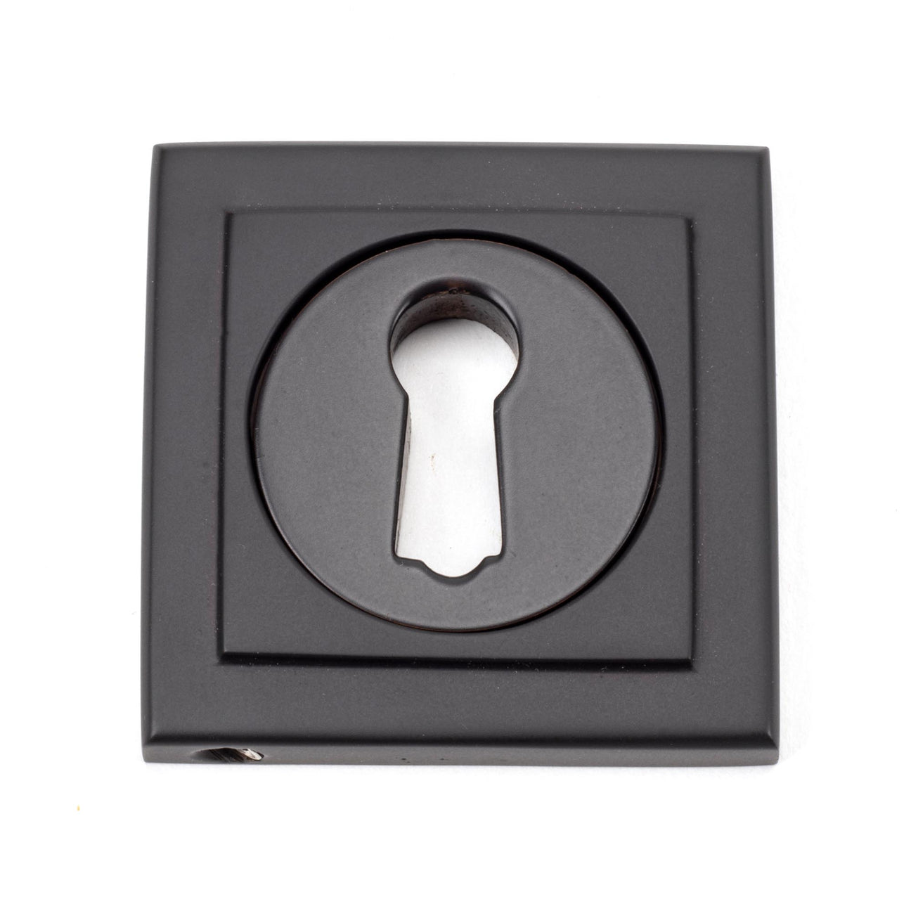 From The Anvil - Aged Bronze Round Escutcheon (Square) | Sku. 46116 | Trade Door Handles.