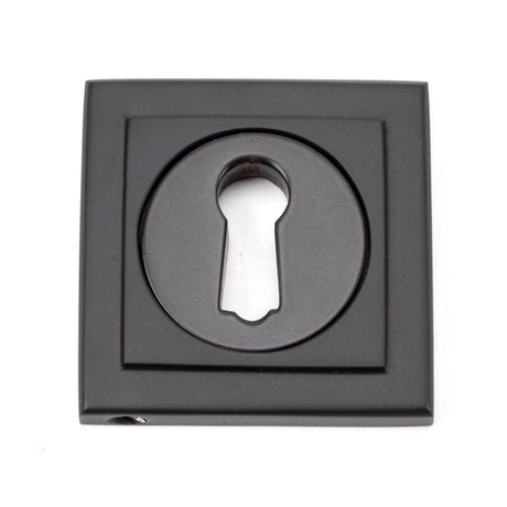 From The Anvil - Aged Bronze Round Escutcheon (Square) | Sku. 46116 | Trade Door Handles.