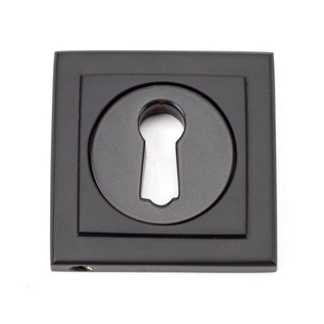 From The Anvil - Aged Bronze Round Escutcheon (Square) | Sku. 46116 | Trade Door Handles.