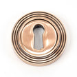 From The Anvil - Polished Bronze Round Escutcheon (Beehive) | Sku. 46119 | Trade Door Handles.