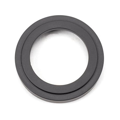 From The Anvil - Aged Bronze Round Euro Escutcheon (Art Deco) | Sku. 46122 | Trade Door Handles.