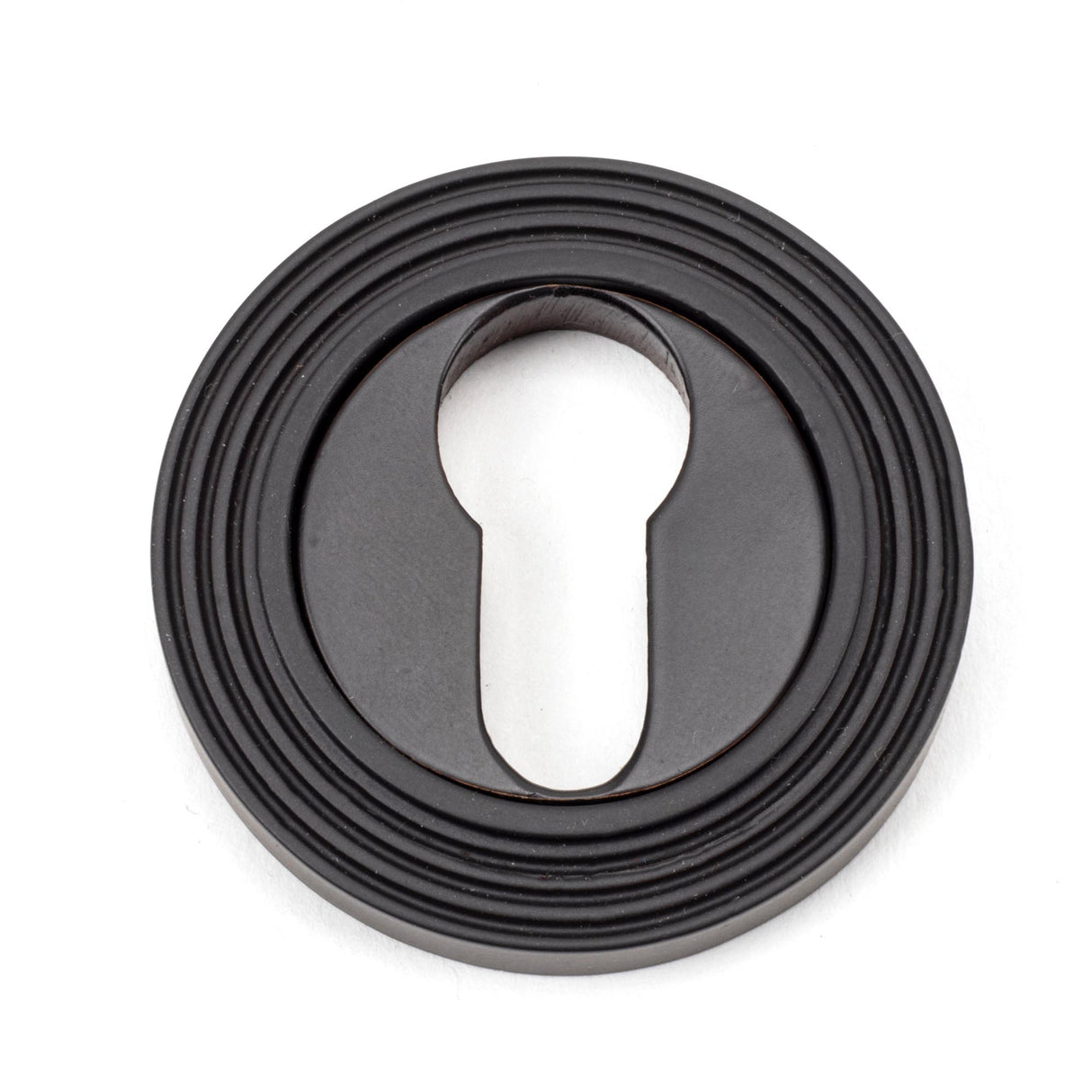 From The Anvil - Aged Bronze Round Euro Escutcheon (Beehive) | Sku. 46123 | Trade Door Handles.