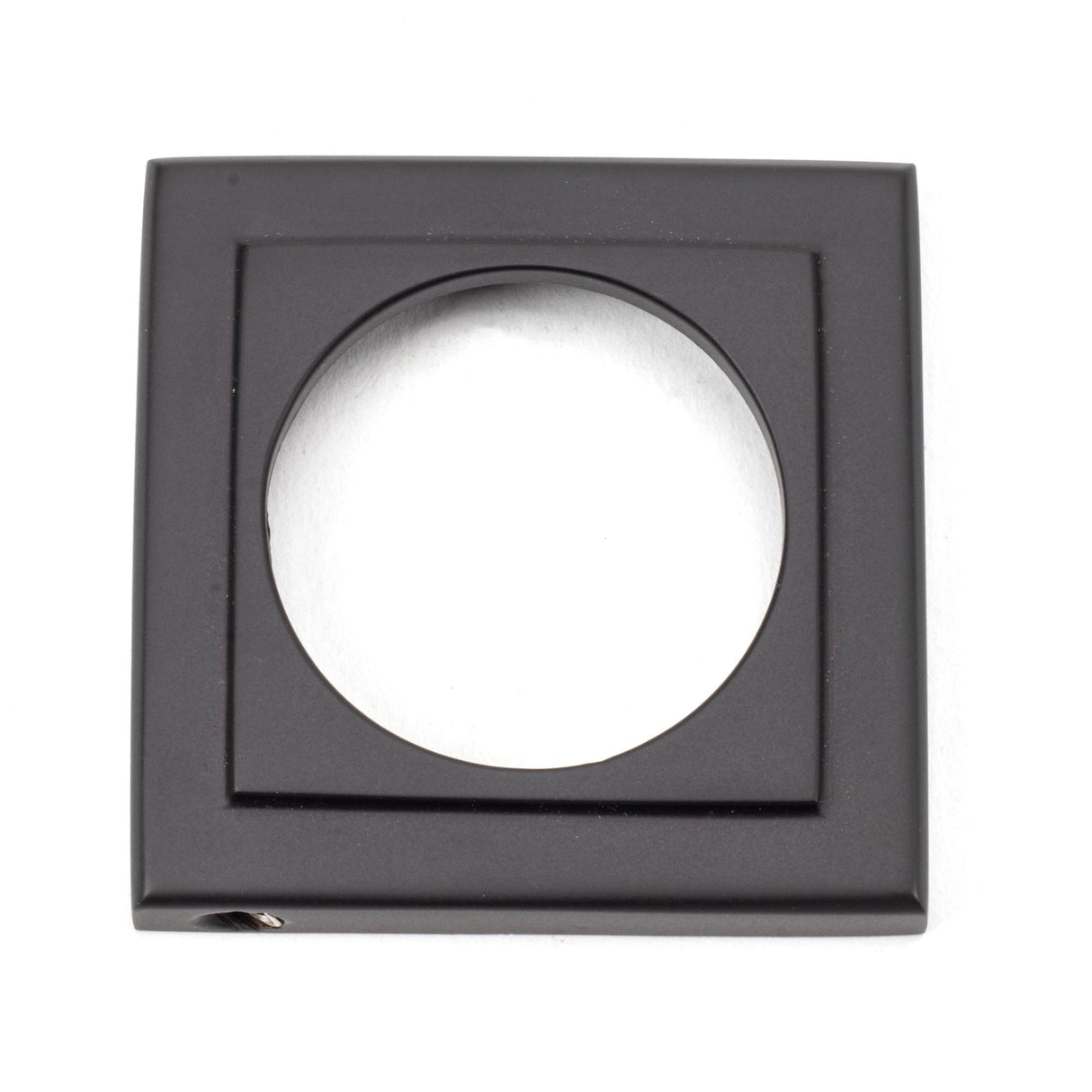 From The Anvil - Aged Bronze Round Euro Escutcheon (Square) | Sku. 46124 | Trade Door Handles.