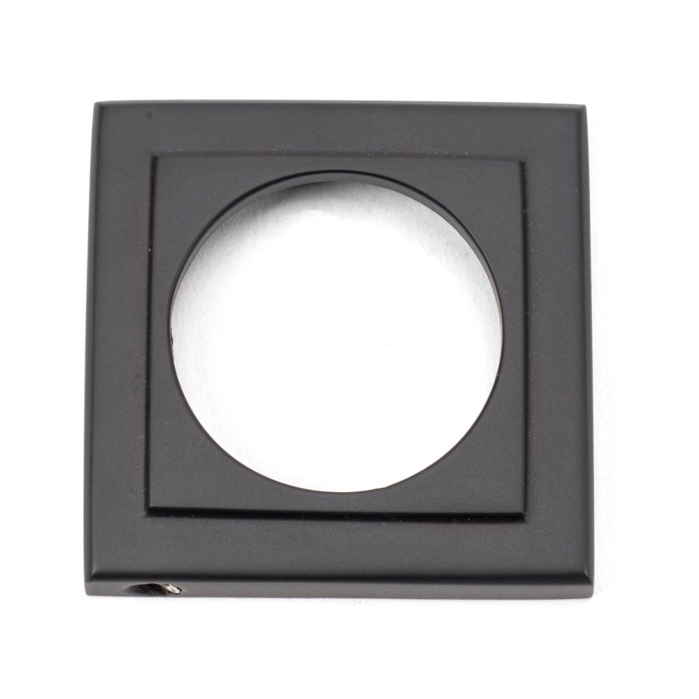 From The Anvil - Aged Bronze Round Euro Escutcheon (Square) | Sku. 46124 | Trade Door Handles.