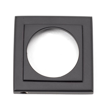 From The Anvil - Aged Bronze Round Euro Escutcheon (Square) | Sku. 46124 | Trade Door Handles.