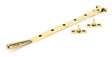 From The Anvil - Aged Brass 12" Hammered Newbury Stay | Sku. 46146 | Trade Door Handles.