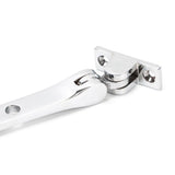 From The Anvil - Polished Chrome 8" Hammered Newbury Stay | Sku. 46147 | Trade Door Handles.