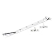 From The Anvil - Polished Chrome 10" Hammered Newbury Stay | Sku. 46148 | Trade Door Handles.