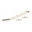 From The Anvil - Polished Nickel 8" Hammered Newbury Stay | Sku. 46150 | Trade Door Handles.