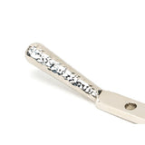 From The Anvil - Polished Nickel 10" Hammered Newbury Stay | Sku. 46151 | Trade Door Handles.