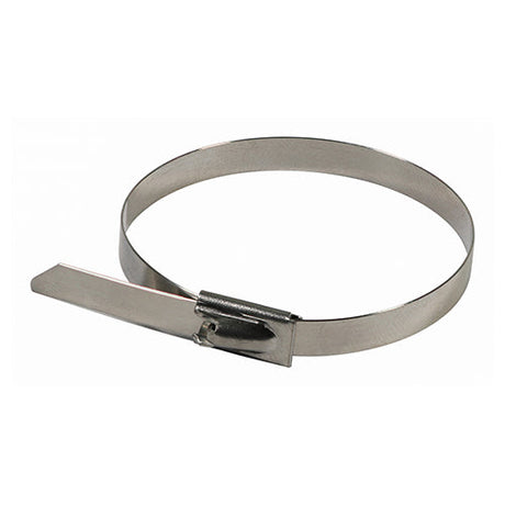 This is an image of Timco - Cable Ties - Stainless Steel 4.6 x 152mm - (100 PCS Bag) 46152CTSS