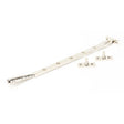From The Anvil - Polished Nickel 12" Hammered Newbury Stay | Sku. 46152 | Trade Door Handles.