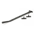 From The Anvil - Aged Bronze 12" Hammered Newbury Stay | Sku. 46155 | Trade Door Handles.
