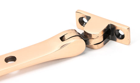 From The Anvil - Polished Bronze 8" Hammered Newbury Stay | Sku. 46156 | Trade Door Handles.