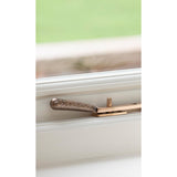 From The Anvil - Polished Bronze 10" Hammered Newbury Stay | Sku. 46157 | Trade Door Handles.