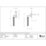 From The Anvil - Polished Chrome Brompton Espag - LH | Sku. 46159 | Trade Door Handles.