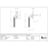 From The Anvil - Aged Bronze Brompton Espag - LH | Sku. 46169 | Trade Door Handles.