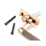 From The Anvil - Polished Bronze Brompton Espag - LH | Sku. 46171 | Trade Door Handles.