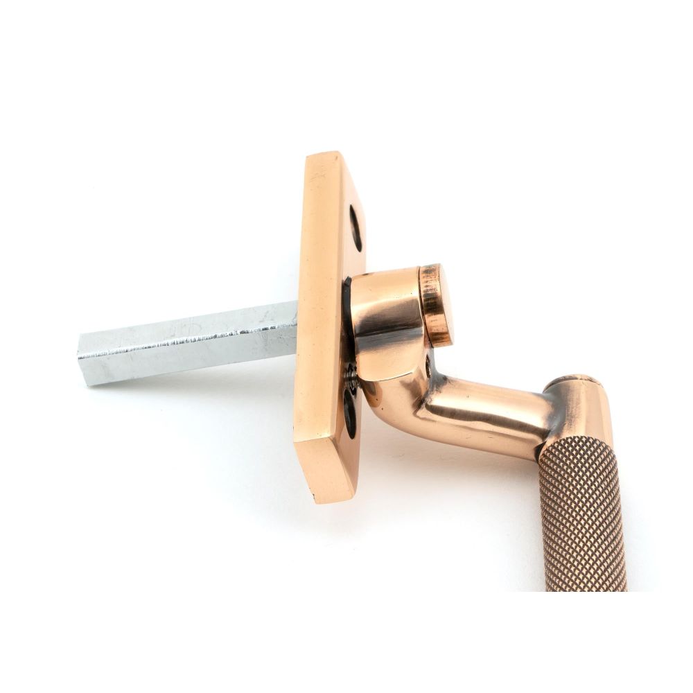 From The Anvil - Polished Bronze Brompton Espag - RH | Sku. 46172 | Trade Door Handles.