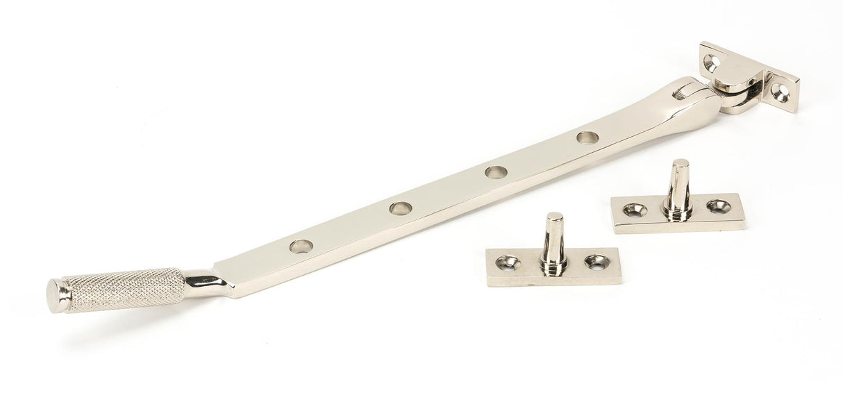 From The Anvil - Polished Nickel 10" Brompton Stay | Sku. 46180 | Trade Door Handles.