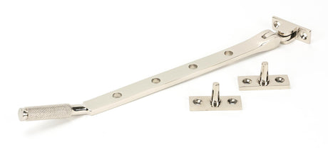From The Anvil - Polished Nickel 10" Brompton Stay | Sku. 46180 | Trade Door Handles.