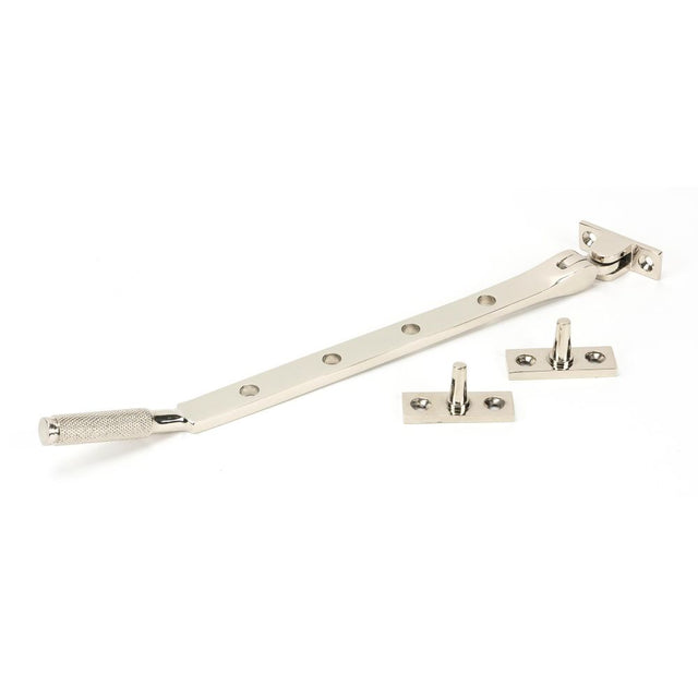 From The Anvil - Polished Nickel 10" Brompton Stay | Sku. 46180 | Trade Door Handles.