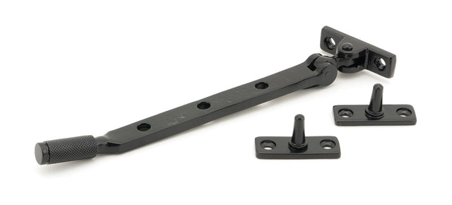From The Anvil - Black 8" Brompton Stay | Sku. 46182 | Trade Door Handles.